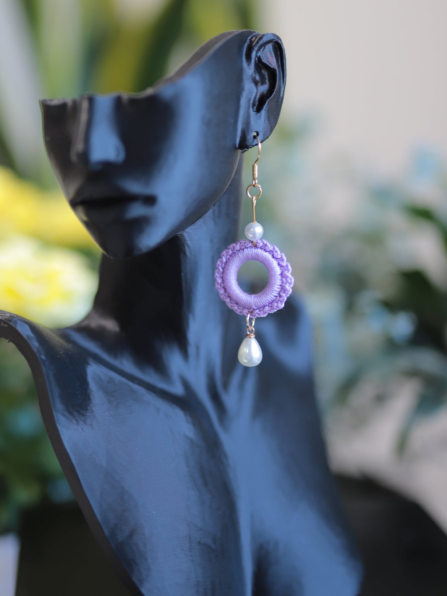 Boho style dangle earrings