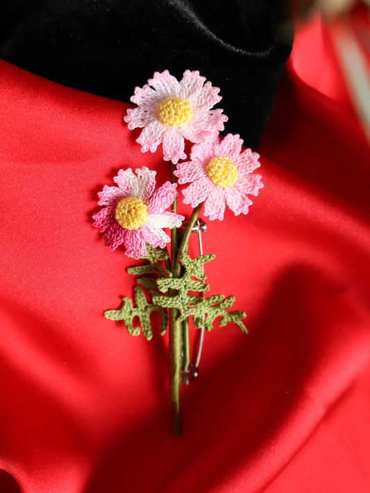 Ombre Flower Brooch