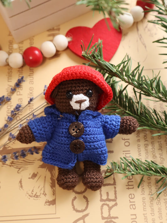 Paddington bear keychain/ornament
