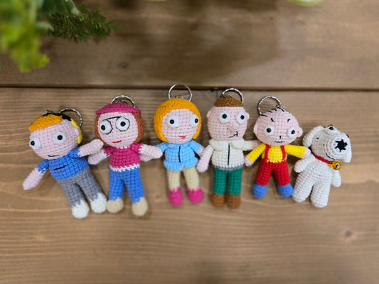 Family guy cartoon keychain/ornament