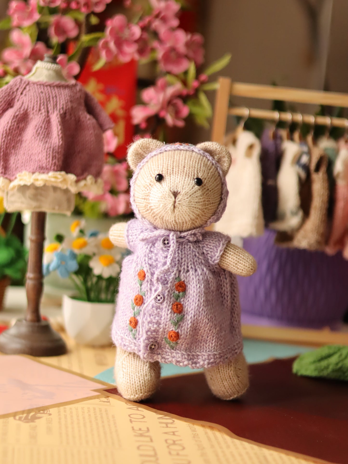 Knitted Teddy bear